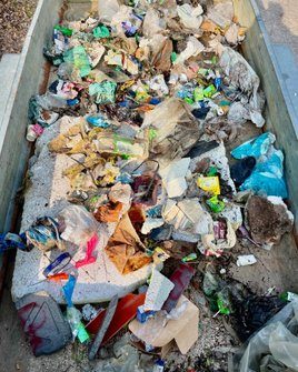 Plastik og affald der ikke hører hjemme i naturen